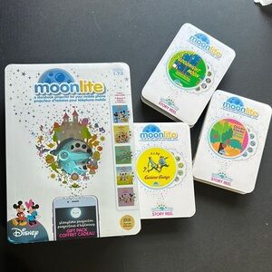 Moonlite storybook projector for mobile phone